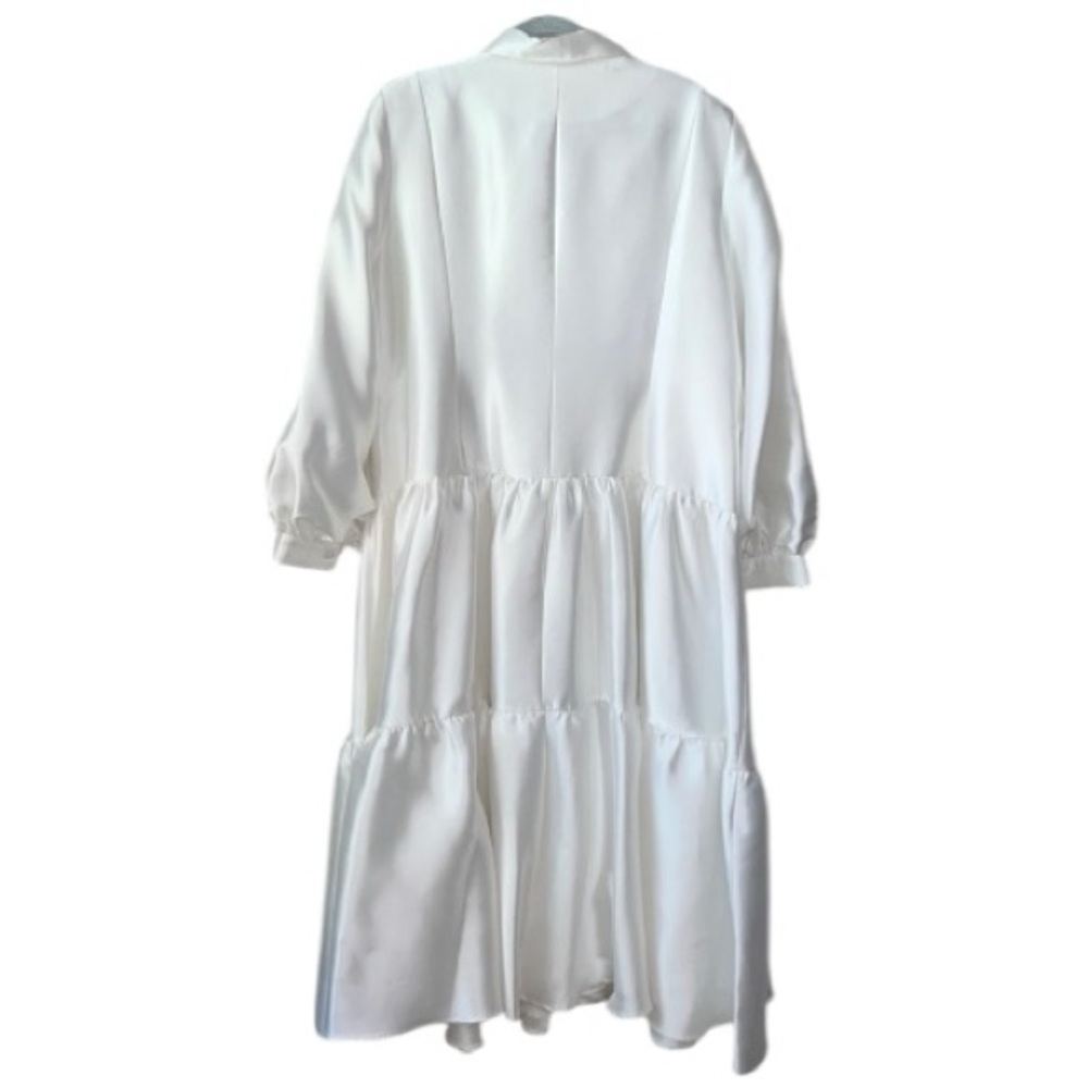 Terramina Collection Church Sunday Best Easter White Long Sleeve Dress Size 20 - Picture 3 of 9
